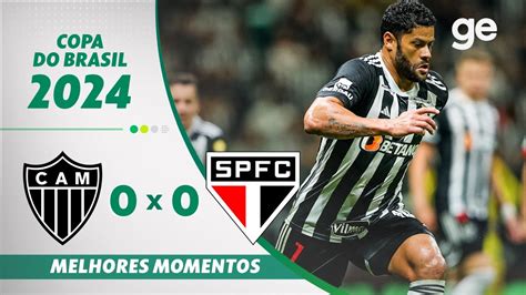 ATLÉTICO MG 0 X 0 SÃO PAULO MELHORES MOMENTOS QUARTAS DE FINAL COPA