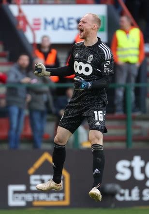 Standards Goalkeeper Arnaud Bodart Celebrates During Editorial Stock