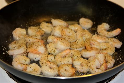 shrimp cooking  pan  stock photo public domain pictures