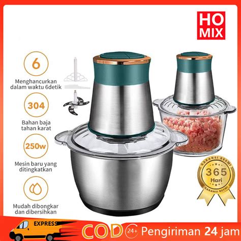 Jual HOMIX Blender Daging Stainless Steel Food Chopper Stainles