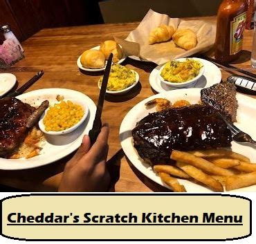 Cheddar's Scratch Kitchen Menu [Updated 2024]