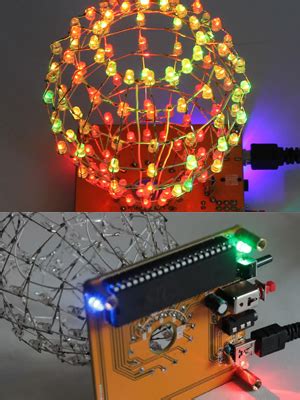 Pemenol Led Cubic Ball Bausatz Elektronik Bausatz Mm Rgb Led