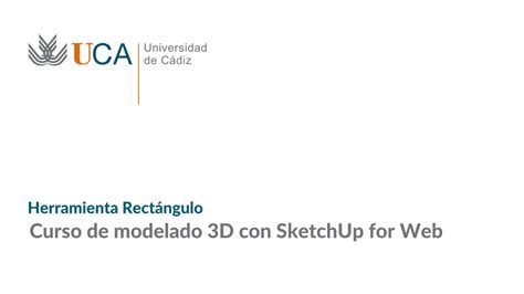 Modelado B Sico Sketchup Web Herramienta Rect Ngulo Youtube