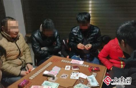 春节期间不忘“捞金” 云南永善8人聚众赌博被警方一锅端中国青年网