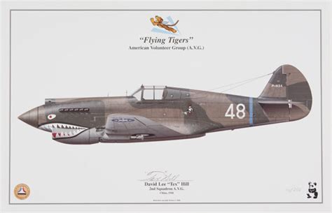 Flying Tiger P Warhawk Tex Hill National Aviation Hall Of Fame