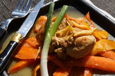 Poulet Saut Aux Carottes Agrumes Et Gingembre La Cuisine De Fabrice