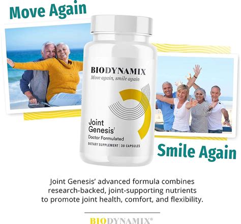 Biodynamix Joint Genesis Joint Support Formula Promotes Joint