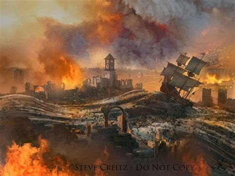 Lisbon Earthquake HD Creitz Illustration Studio In 2022 Heaven Art