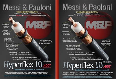 Hyperflex Low Loss Coaxial Cable Messi Paoloni