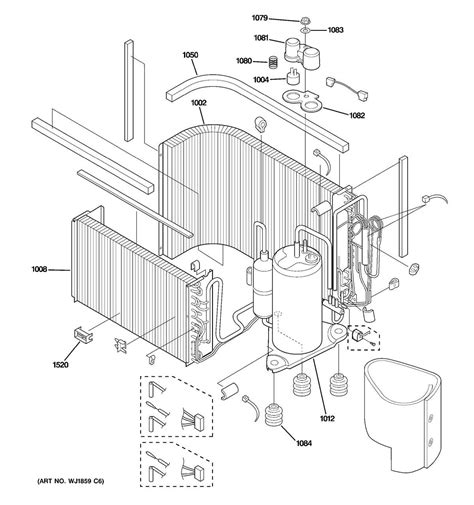 Discover the Inner Workings of GE Window Air Conditioners with this Parts Diagram