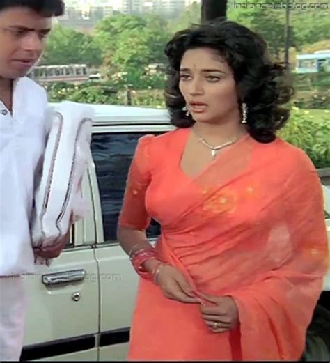 Madhuri Dixit Bollywood Actress Pyar Kd Hot Saree Pics Indiancelebblog