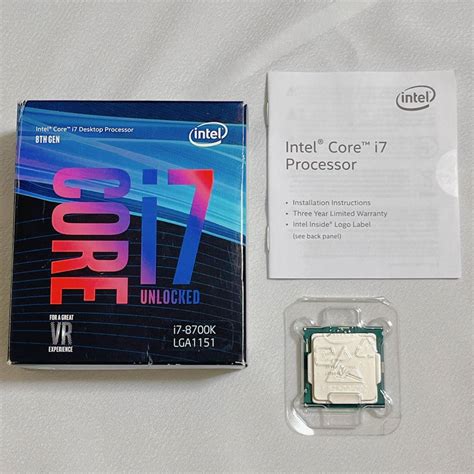 【目立った傷や汚れなし】【美品】intel Cpu Core I7 8700k 37ghz 12mキャッシュ 6コア12スレッド