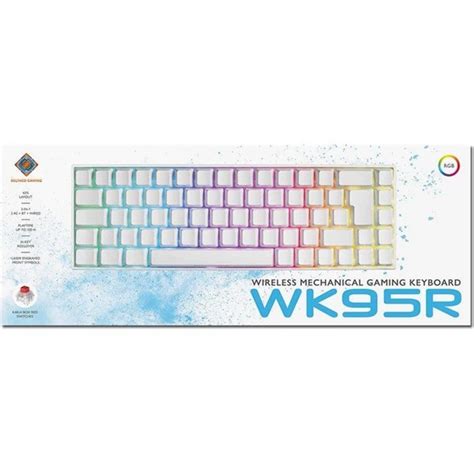 Deltaco Wk R Rgb Wireless Sf Kailh Red Uk English White Iponcomp