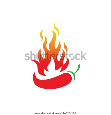 Red Hot Chili Logo Design Concept Stock Vector Royalty Free 1466707538 Shutterstock