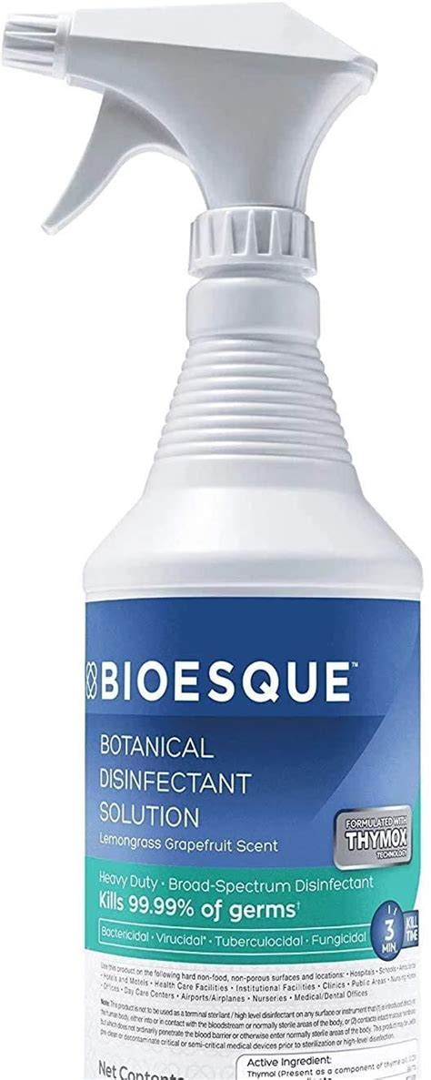 Bioesque Botanical Disinfectant Solution Quart Walmart