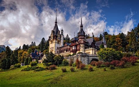 Desktop Wallpapers Romania Peles Castle Sinaia Nature X