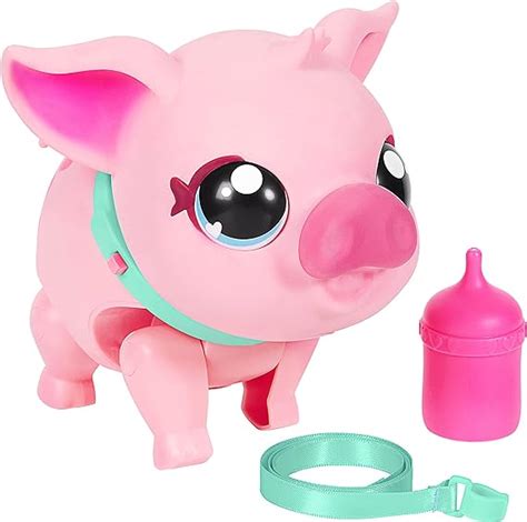 Little Live Pets My Pet Pig Soft And Jiggly Interactive Toy Pig That