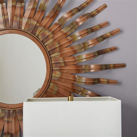 Mercer Wald Metal Sunburst Wall Mirror Reviews Wayfair