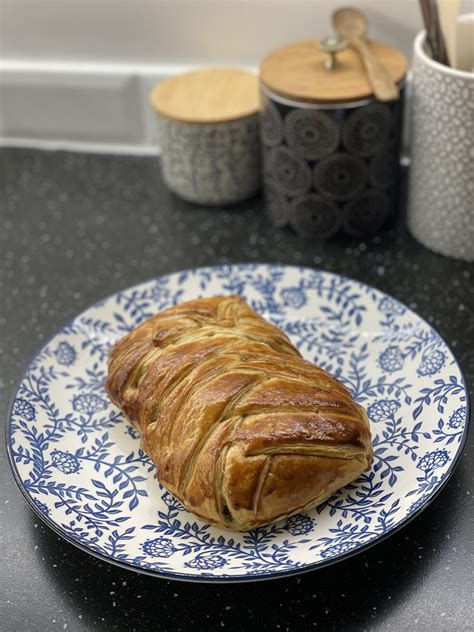 Tresse feuilletée saumon épinards Les délices d Anaïs