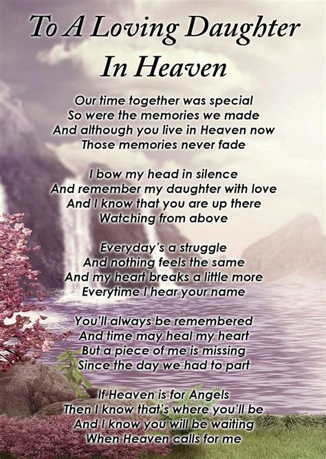 Lisas Ts To A Loving Daughter In Heaven Memorial Graveside Funeral