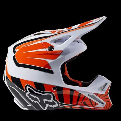 ᐉFox casco V1 2023 Goat naranja Crosscountry