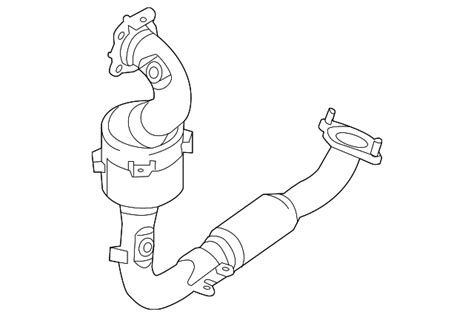 Ford Focus Catalytic Converter F Fz E A Oem Parts Online