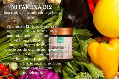 Vitamina B12 60 Cápsulas Nutrify