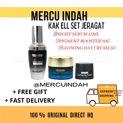 MEGA SALE KAK ELL SET JERAGAT 3 IN 1 KAK ELL SET SKINCARE KAK