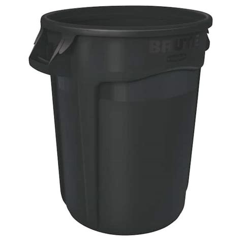 Rubbermaid Commercial Products Brute Gal Black Round Vented Lid