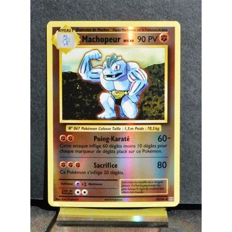 Carte Pokémon 58 108 Machopeur Niv 40 90 PV REVERSE XY Évolutions