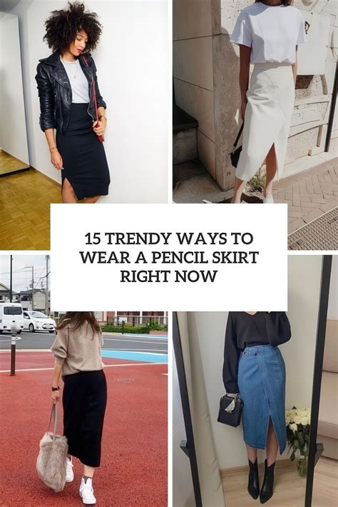 How To Wear Midi Pencil Skirt