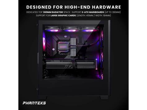 Phanteks XT Pro Ultra Mid Tower Gaming Chassis 4x M25 140 Fans