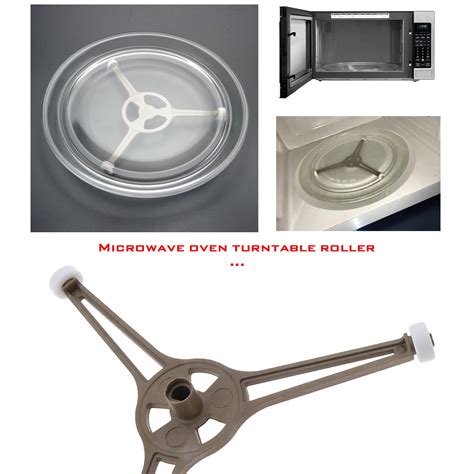 Triple Arm Microwave Glass Turntable Plate Holder Ring Roller Support Stand 608415767428 Ebay