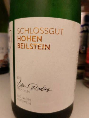 Schlossgut Hohenbeilstein Liter Riesling Trocken Vivino Us