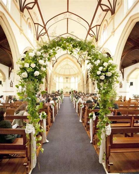 45 Breathtaking Church Wedding Decorations | Wedding Forward