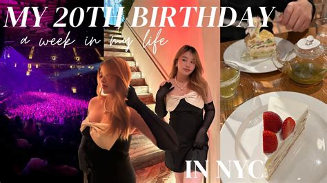 My 20th Birthday Vlog 🎀 Joji And Jackson Wang Concert Fine Dining Nyc