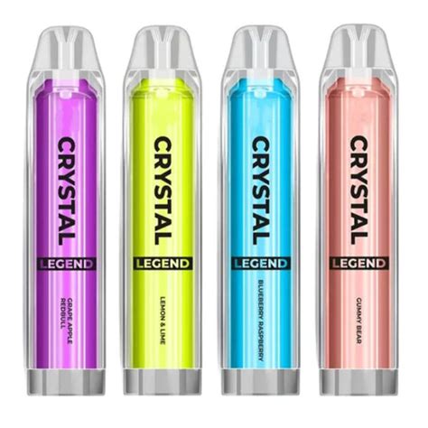 Crystal Vape Pen Crystal Legend 4000 Pro Max 10000 Puffs E Liquids