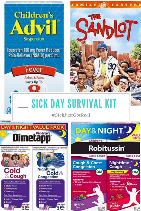 Sick Just Got Real Our Sick Day Survival Kit A Thrifty Diva