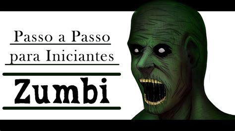 Como Desenhar Um Zumbi Passo A Passo YouTube