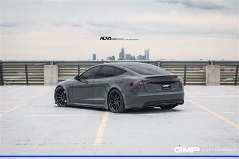 Tesla Model S Nardo Gray By Gmp Performance On Adv1 Wheels Adv10r Track Spec Cs 2017 года