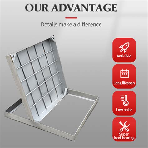 Stainless Steel Hot Dip Galvanized Recessed Manhole Cover