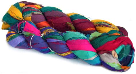 Recycled Sari Spun And Ribbon Yarn Ministry Of Yarn