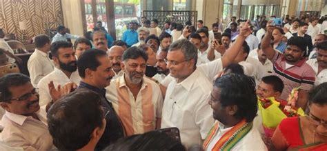 Karnataka Chief Minister Siddaramaiah And Deputy Cm Dk Shivakumar