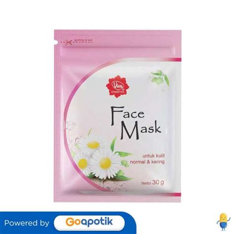 Jual Viva Face Mask Untuk Kulit Normal Dan Kering Gram Sachet Di