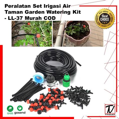 Peralatan Set Irigasi Air Taman Garden Watering Kit Ll Set Selang