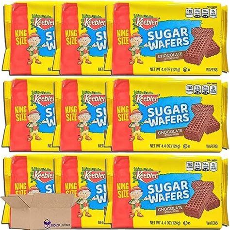 Keebler King Size Chocolate Sugar Wafers Value Pack 4 4 Ounce Pack