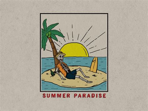 Summer Paradise by Slikfreakdesign on Dribbble