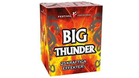 Big Thunder Fyrverkeritårta Festival Fyrverkeri YouTube