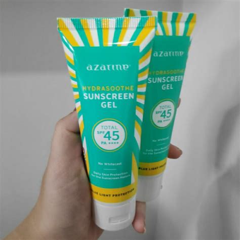 Jual AZARINE Hydrasoothe SUNSCREEN GEL SPF 45 PA 50ML KEMASAN