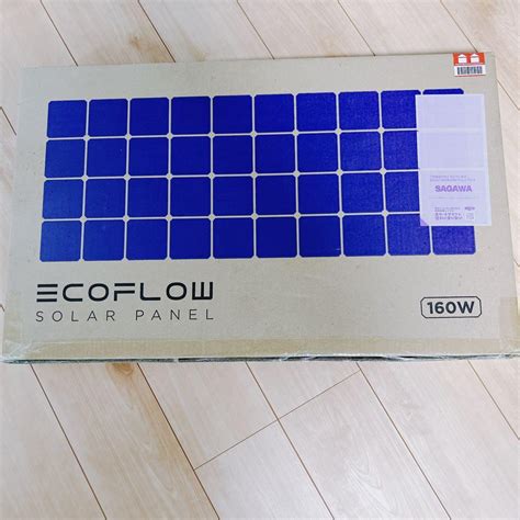 【新品、本物、当店在庫だから安心】 Ecoflow エコフロー 160w ソーラーパネル O Emainjp